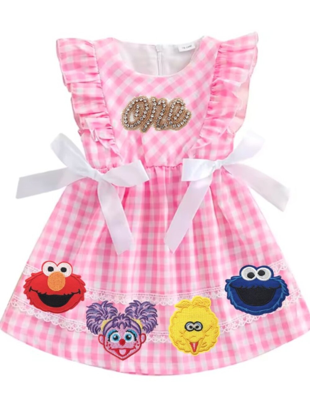 Sesame Street Dress Clothes Cookie Outfit First Birthday Dress Elmo Dress